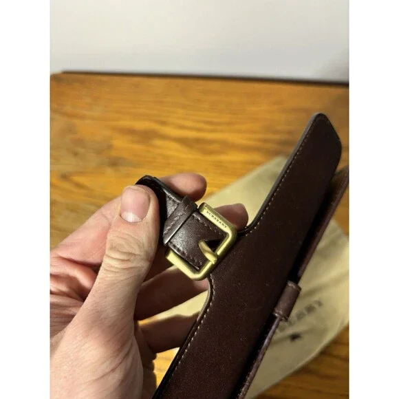 Burberry Haymarket Coated Canvas Leather Check Wallet - Picture 7 of 12